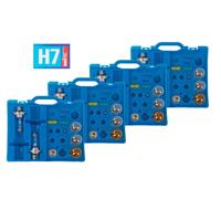 4x Auto-Ersatzlampenkoffer H7 Scheinwerfer Bremslicht Blinklicht Rücklicht Set