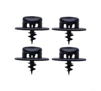 4x Auto Fußmatten Clips Schwarz Befestigung | Sichere Fixierung, rutschfest, einfache Montage, schwarzes Design, langlebiges Material