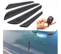 4x Auto KFZ Türkantenschutz Carbon-Optik Türschoner Set Garage Universal Schwarz