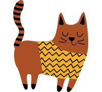 4X Autoaufkleber Sticker Katze Niedlich Heckscheibe Auto 9X9 cm