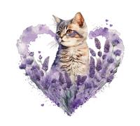 4X Autoaufkleber Sticker Katze Niedlich Heckscheibe Auto 9X9 cm