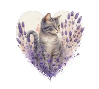 4X Autoaufkleber Sticker Katze Niedlich Heckscheibe Auto 9X9 cm