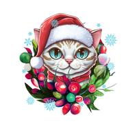 4X Autoaufkleber Sticker Katze Niedlich Heckscheibe Auto 9X9 cm