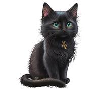 4X Autoaufkleber Sticker Schwarze Katze Tuning Auto Heckscheibe 9X9 cm