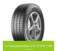 4x Barum Vanis AllSeason 3PMSF Allwetterreifen 215/75 R16 113R | 39421