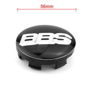 4x BBS Emblem 56mm Schwarz Felgendeckel Radkappe Nabenkappen Nabendeckel NEU