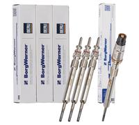 4x BERU Glühkerze + Drucksensor Set für BMW 1er F20 F21 116d 116 PS N47 FACELIFT