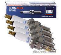 4x BERU ZÜNDKERZE ULTRA TITAN FÜR VW POLO 6N 6N1 86 86C 6V SANTANA