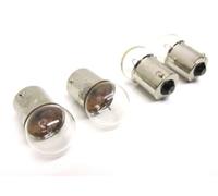 4x Blinkerbirnen Blinker Glühbirne Birne Klar für Motorrad Quad (BA15S 12V 10W)