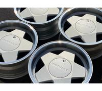 4x BORBET A 7.5x16 Zoll 5x112 Retro Felgen Mercedes W107 W116 W123 W126 W202 TÜV