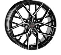 4x Borbet BY 8,5x19 ET45 black polished glossy Alufelge