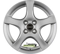 4x Borbet F brilliant silver 6.5x16 ET37.5 - LK4/108 ML72.5 Felge Alu