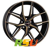 4x Borbet QX black bronze matt 8.5x20" ET45 LK5 112 ML 66.5 Alufelgen 20 Zoll