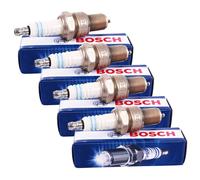 4x BOSCH ZÜNDKERZE 0242235666 SUPER PLUS +8 FR7DC+ für RENAULT CITRÖEN PEUGEOT