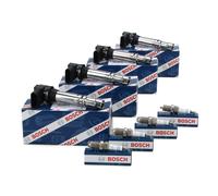 4x BOSCH Zündspule + 4x BOSCH FR7LDC+ Zündkerze für VW GOLF 4 5 POLO 1.4/1.6 16V
