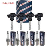 4x BOSCH Zündspule + BERU Zündkerze für Audi A5 Cabriolet 8F7 S5 quattro VW