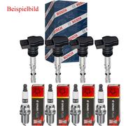 4x BOSCH Zündspule + CHAMPION Zündkerze für Lada 112 2112 1.5 16V