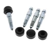 4X Bremssattel Entlüfterschraube Entlüftungsventil M6x1x38 mm SW7 mit Kappe