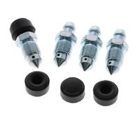 4X Bremssattel Entlüfterschraube Entlüftungsventile M10x1x30 mit Kappen