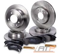 Bestprice Bremsscheiben + Bremsbeläge Vorne + Hinten [Hersteller-Nr. 31239979] für Kia, Hyundai