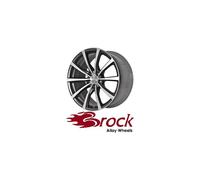 4x Brock B32 8,5X19 5/112 ET42 Himalaya-Grey Front-poliert
