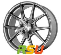 4x Brock B40 ferric-grey matt-lackiert 10.5x19" ET45 LK5 120 ML 64.1 Alufelge...