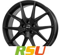 4x Brock B40 satin-black lackiert 8x20" ET35 LK5 114.3 ML 72.6 Alufelgen 20 Zoll