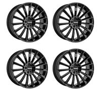 4x Carmani Felgen Alufelgen 17 Fritz 8,0x18 ET35 5x112 black kompatibel mit VW Arteon Beetle Bus T4 Caddy Eos Golf Plus Golf V Variant Jetta