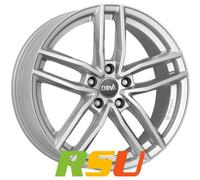 4x DBV Andorra TR silver 7x17" ET48 LK5 108 ML 70.1 Alufelgen 17 Zoll