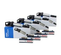 4x DELPHI Zündspule + 4x BOSCH Zündkerze für BMW 1er F20 F21 3er F30 F31 N13