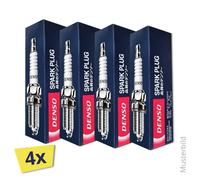 4x DENSO Zündkerze FORD ESCORT III (GAA) 1.6 RS Turbo (1984 - 1985) IQ24 (Set)
