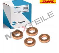 Dr.Motor Automotive Dichtungssatz, Einspritzdüse 4x 14,9mm für RENAULT DACIA OPEL NISSAN 16626BN700 7703062072 4402702 DRM020S