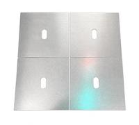 4x Einschweißblech Reparaturblech verzinkt kompatibel für BMW 3er E36 155x155x1,1mm Wagenheberaufnahme