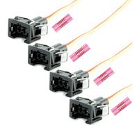 4x Einspritzdüsen Ersatz Stecker Kabel Einspritzventil passend für EV1 037906240
