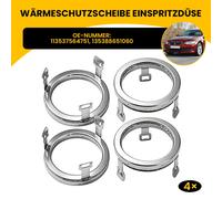 4x Entkopplungselement Injektor Satz für BMW N43 N53 5 E60 1 E81E87 13537564751