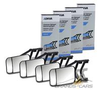 4x ENVA UNIVERSAL ZUSATZSPIEGEL FÜR WOHNWAGEN CARAVANSPIEGEL KONVEXSPIEGEL PKW