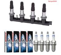 4x ERA Zündspule + 4x BOSCH Zündkerze Super 4 für Mercedes-Benz A-Klasse W168