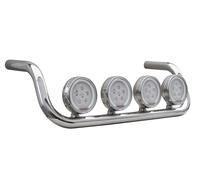 4 LED Scheinwerfer + Lampenbügel passend für Scania Topline G TÜV-Teilegutachten