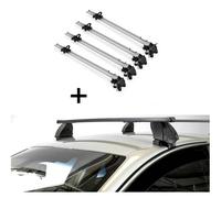 4x Fahrradträger Bike Pro + Dachträger K1 MEDIUM kompatibel mit für Ford Ecosport (5Türer) ab 14