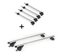 4x Fahrradträger Bike Pro+Dachträger KING1 für für für Seat Ateca 5Tür ab 16