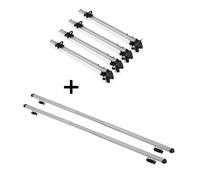 4x Fahrradträger Bike Pro + Dachträger RAPID kompatibel mit für Hyundai i30 (FD) Kombi (5Türer) 08-12