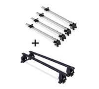 4x Fahrradträger Bike Pro+Dachträger Tema Stahl für für Hyundai I30 5Tür 11-15