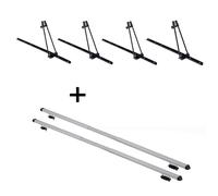 4x Fahrradträger ORION+Dachträger RAPID für für Audi 100 44/C3 Avant 5Türer 83-9