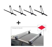 4x Fahrradträger ORION+Dachträger VDP Delta für für Toyota Verso 5Türer 2009-201