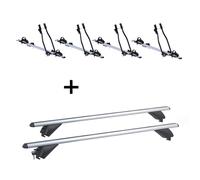 4x Fahrradträger SAGITTAR+Alu Dachträger RB003 für für Opel Astra J SW 5Türer 10