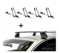 4x Fahrradträger SAGITTAR+Dachträger K1M für für Ford Ecosport 5Türer ab 14