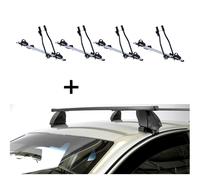 4x Fahrradträger SAGITTAR+Dachträger K1M für für Jeep Renegade BU 5Türer ab 14