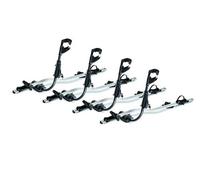 4x Fast Rider Alu Fahrradträger + Dachträger VDP EVO ALU kompatibel mit für Skoda Fabia (6Y) 5 Türer 1999-2007