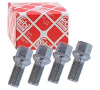 4x FEBI BILSTEIN RADSCHRAUBEN M14x1,5x27 mm VERZINKT SW17 RADBOLZEN RADSCHRAUBE, Legierter Stahl