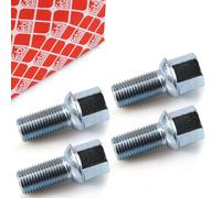 4x FEBI Radschrauben Radbolzen für AUDI 100 A1-A8 SEAT SKODA VW Golf 4-6 Jetta 3